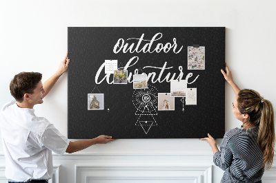 Cork memo board Adventure