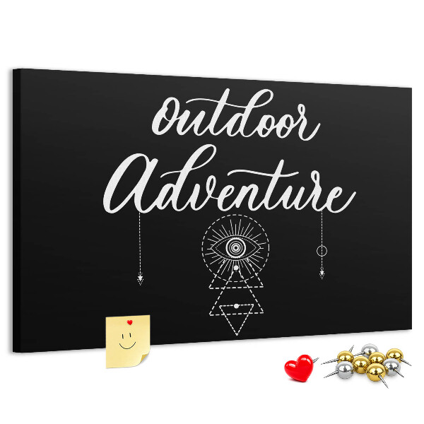 Cork memo board Adventure