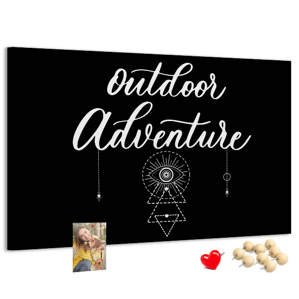 Cork memo board Adventure