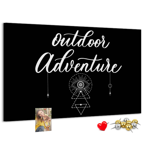Cork memo board Adventure