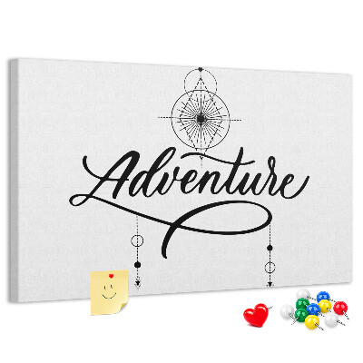 Cork memo board Adventure