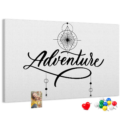 Cork memo board Adventure