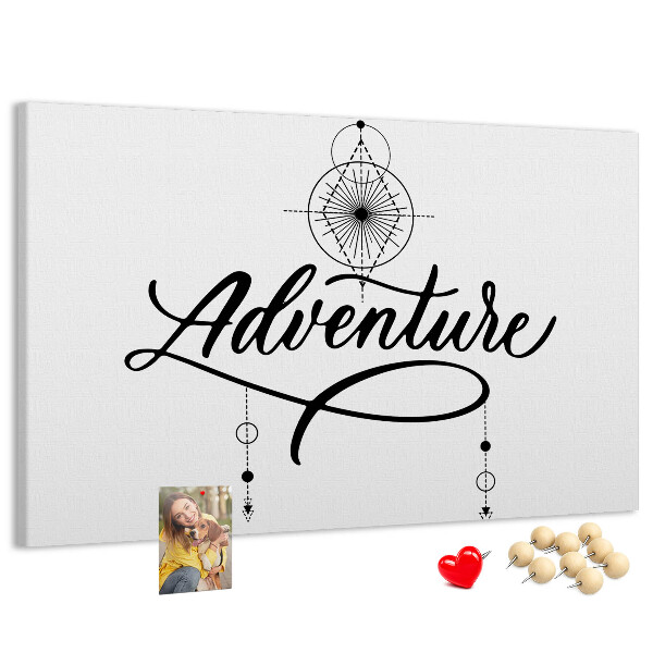 Cork memo board Adventure