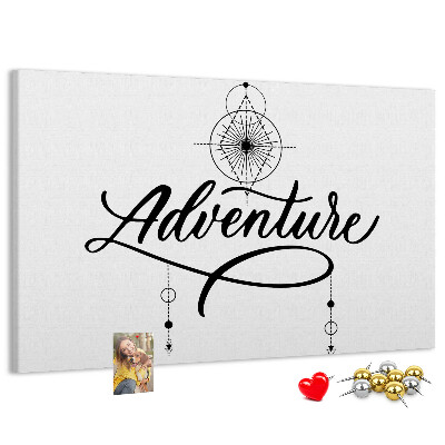 Cork memo board Adventure