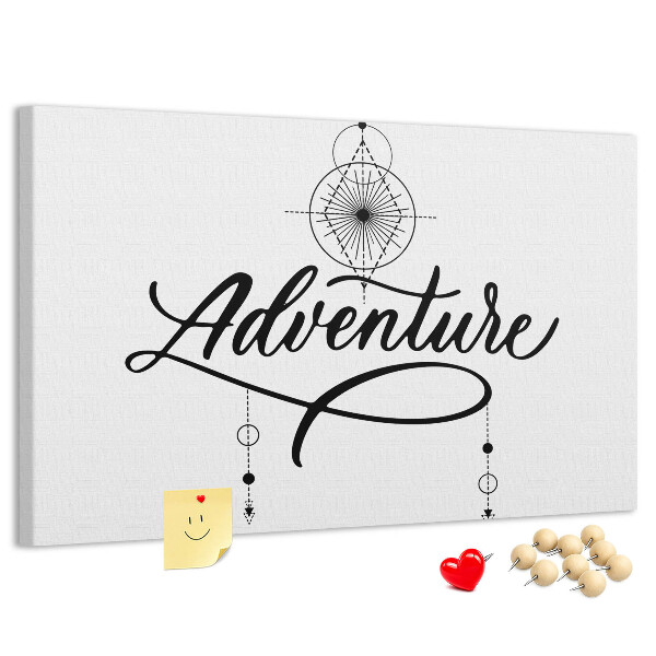 Cork memo board Adventure