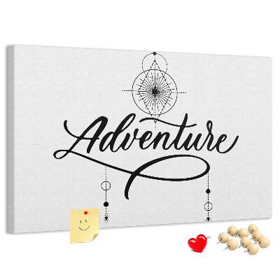Cork memo board Adventure