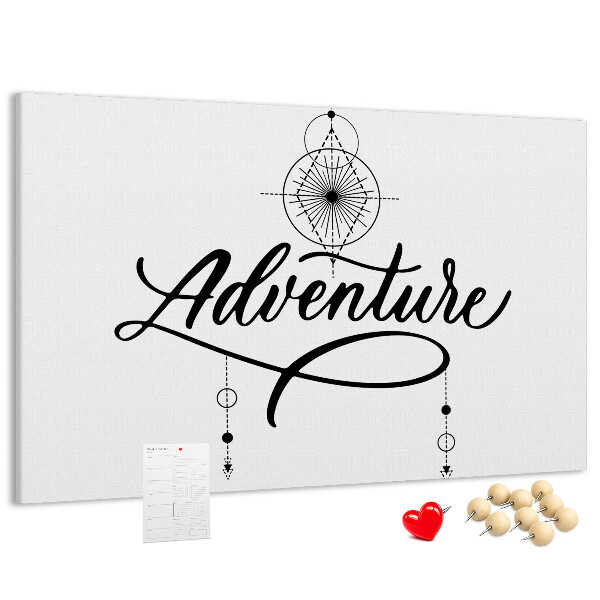 Cork memo board Adventure