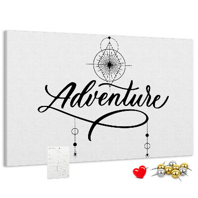 Cork memo board Adventure