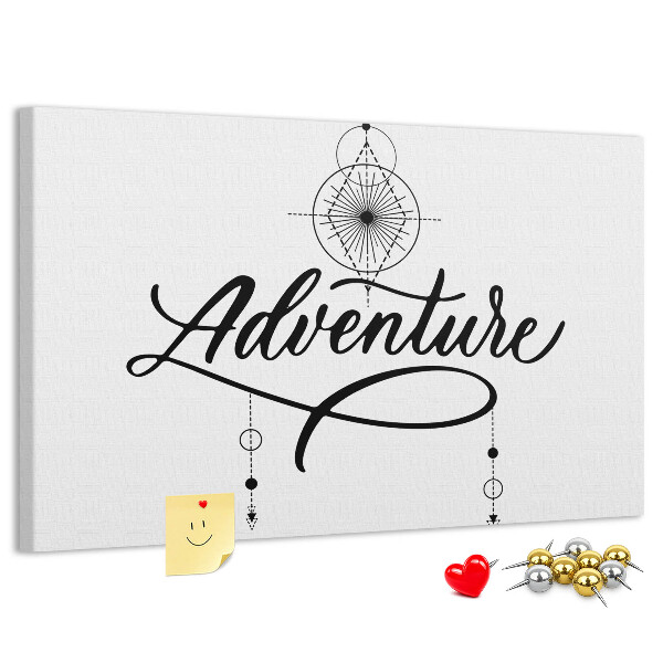 Cork memo board Adventure