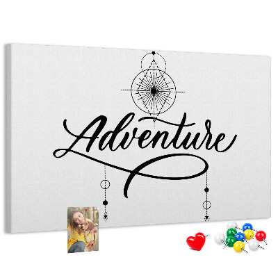 Cork memo board Adventure