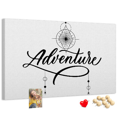 Cork memo board Adventure
