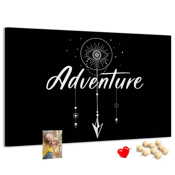 Cork board Travel quote