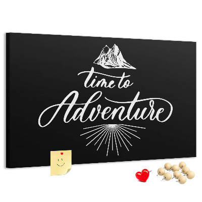 Cork memo board Travel quote