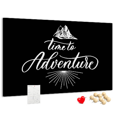 Cork memo board Travel quote