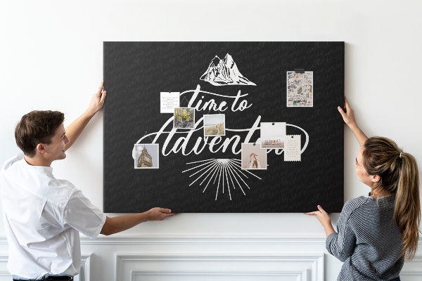 Cork memo board Travel quote