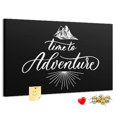 Cork memo board Travel quote