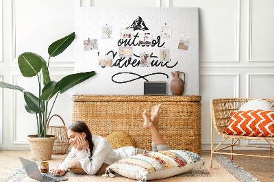 Cork memo board Inspirational quote