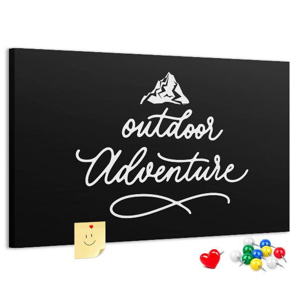 Cork display board Travel quote