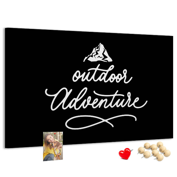 Cork display board Travel quote