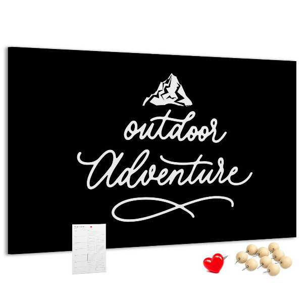 Cork display board Travel quote