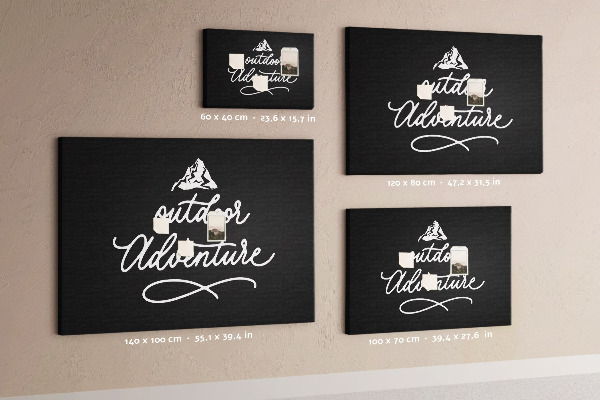 Cork display board Travel quote