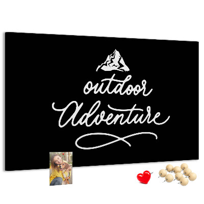 Cork display board Travel quote