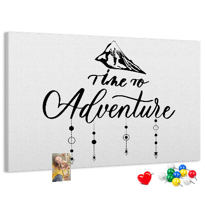 Cork display board Inspirational quote