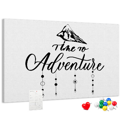 Cork display board Inspirational quote