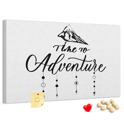 Cork display board Inspirational quote