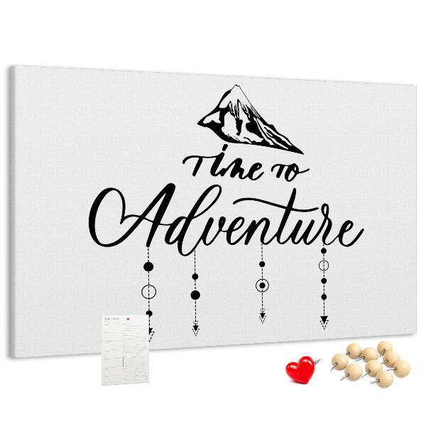 Cork display board Inspirational quote