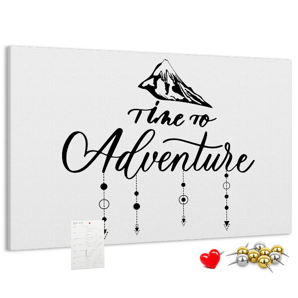 Cork display board Inspirational quote