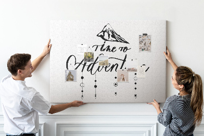 Cork display board Inspirational quote