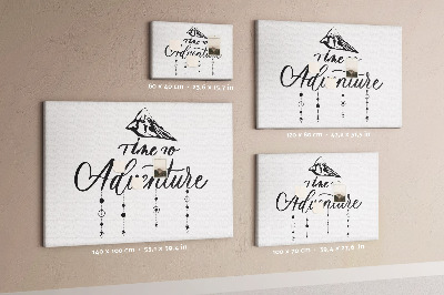 Cork display board Inspirational quote