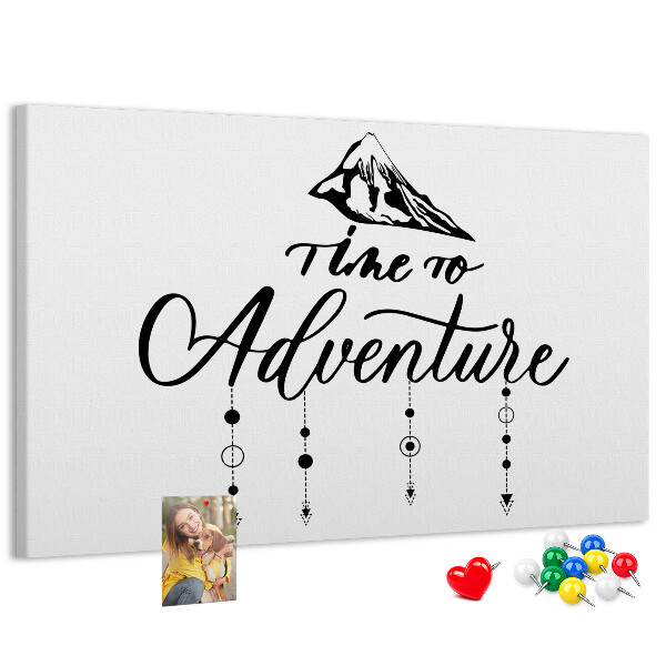Cork display board Inspirational quote