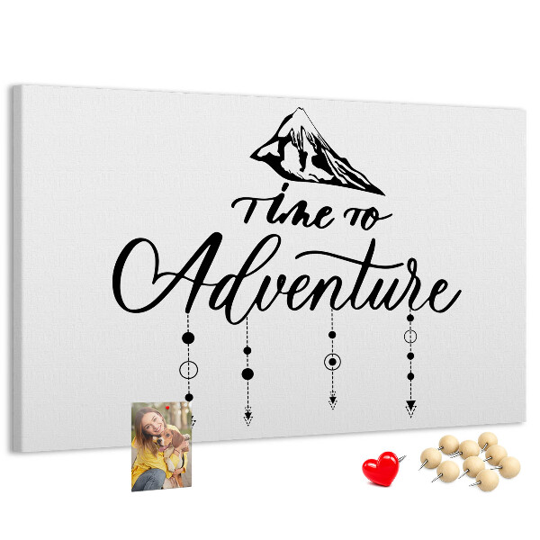 Cork display board Inspirational quote