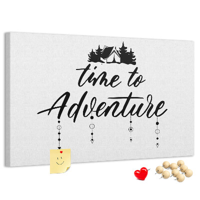 Cork board Inspirational quote