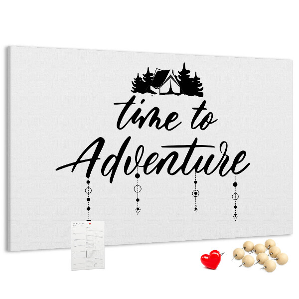 Cork board Inspirational quote
