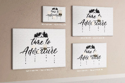 Cork board Inspirational quote