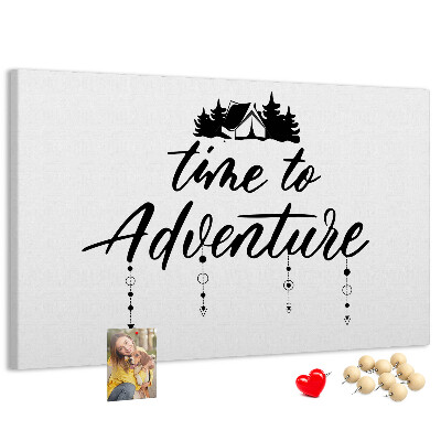 Cork board Inspirational quote