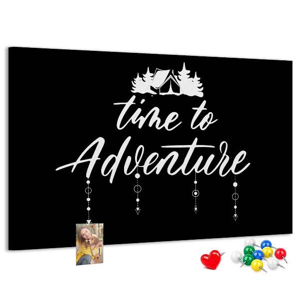 Cork memo board Travel quote