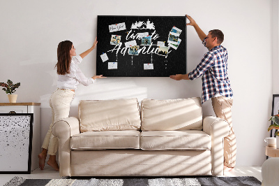 Cork memo board Travel quote