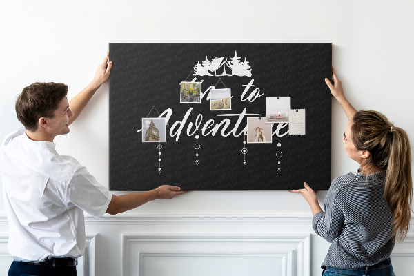 Cork memo board Travel quote