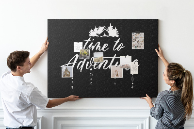 Cork memo board Travel quote