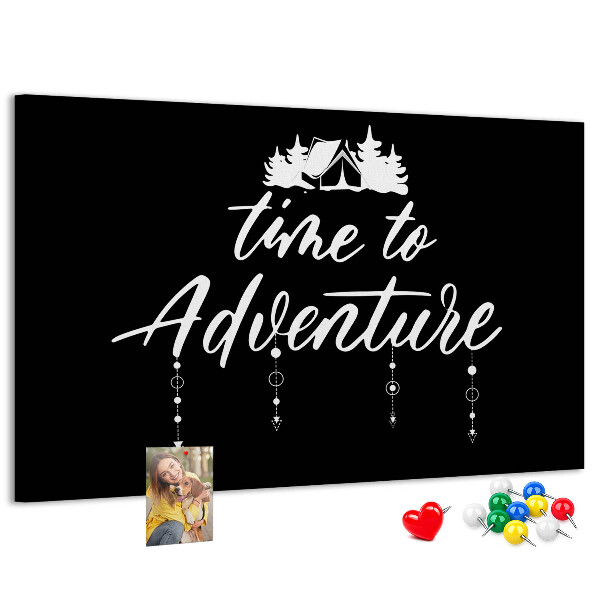 Cork memo board Travel quote