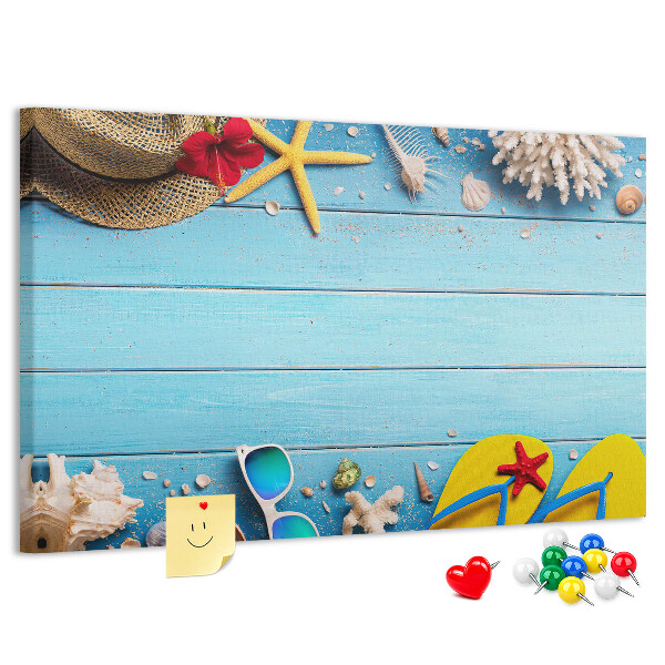 Cork memo board Seaside things