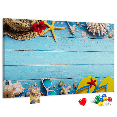 Cork memo board Seaside things