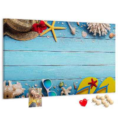 Cork memo board Seaside things