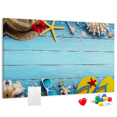 Cork memo board Seaside things