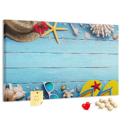 Cork memo board Seaside things