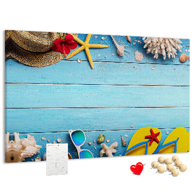 Cork memo board Seaside things